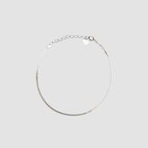 Sterling Silver Double Line Bracelet BlackSugar-Find Your Favorite Jewelry that Kpop Stars Wear